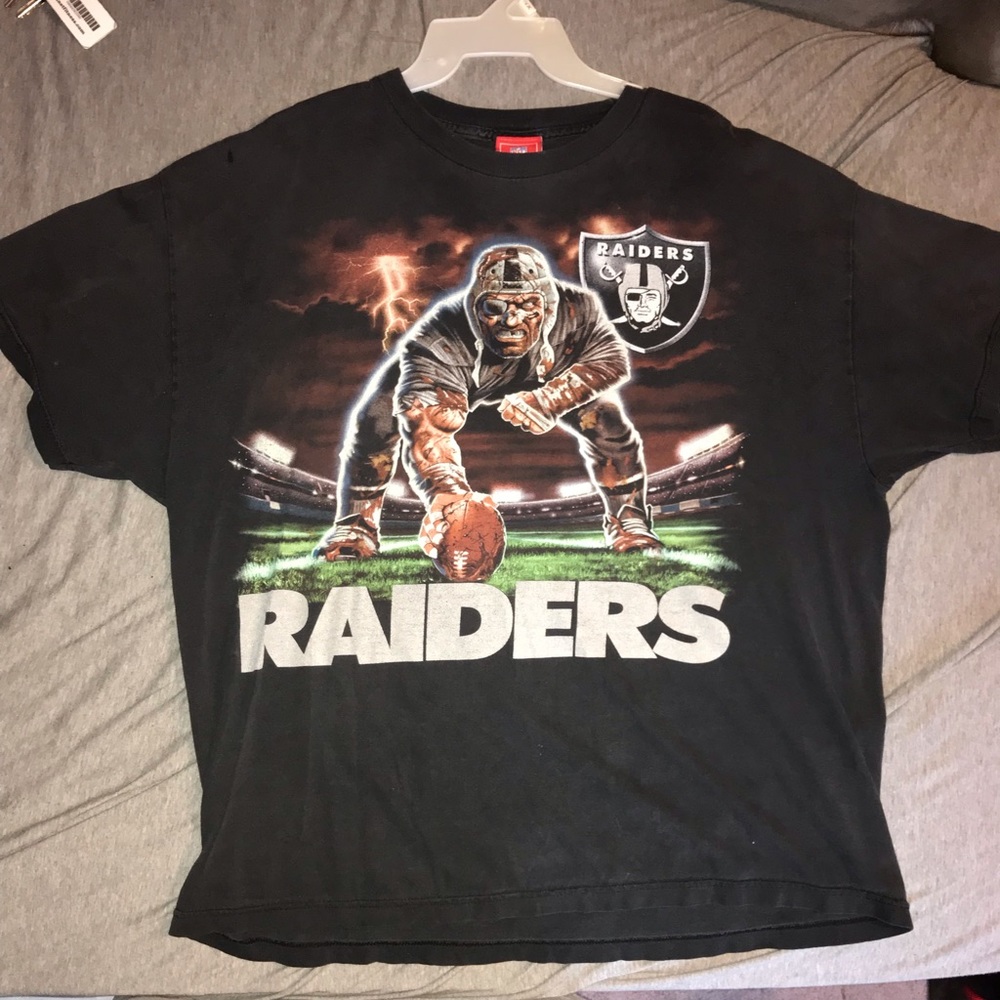 Vintage raiders nfl tee